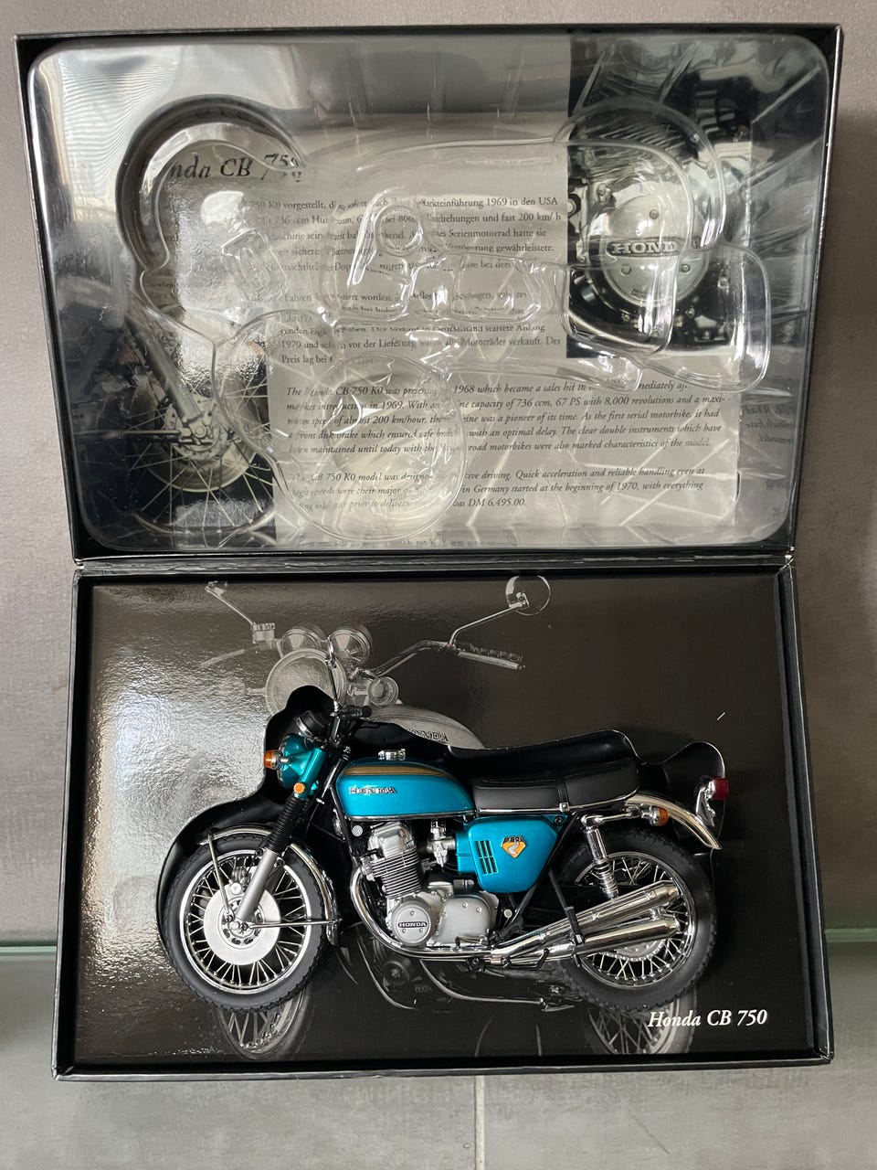 Minichamps Honda CB 750 modellmotorsykkel i eske | FINN-torget