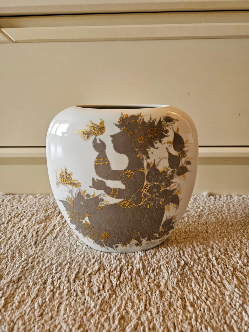 Rosenthal Studio-Linie vase - Bjørn Wiinblad-21 cm - signert