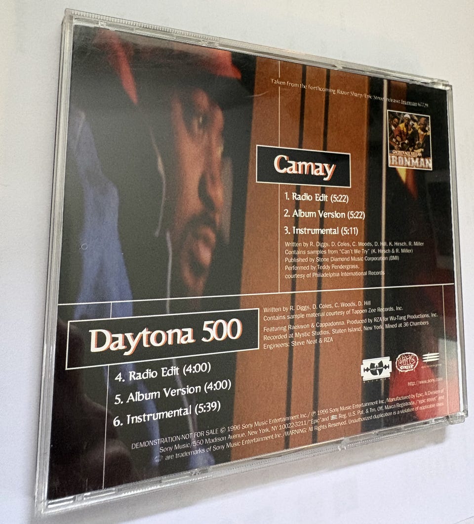 Ghostface Killah – Camay / Daytona 500 CD-singel Hip-Hop Rap