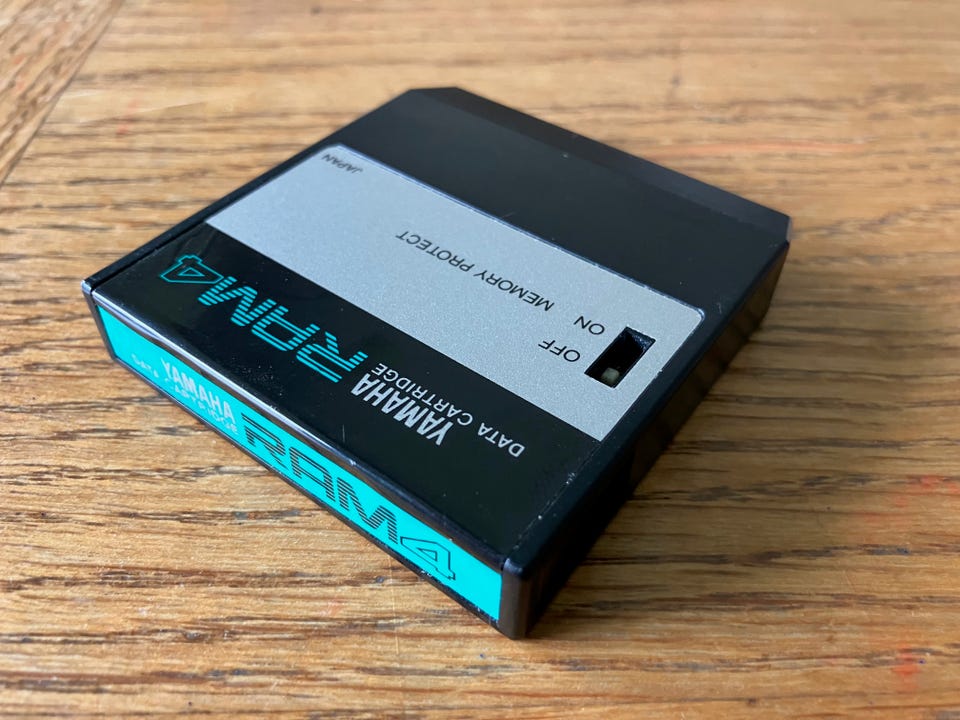 Yamaha DX7II RAM4 Data Cartridge | FINN-torget