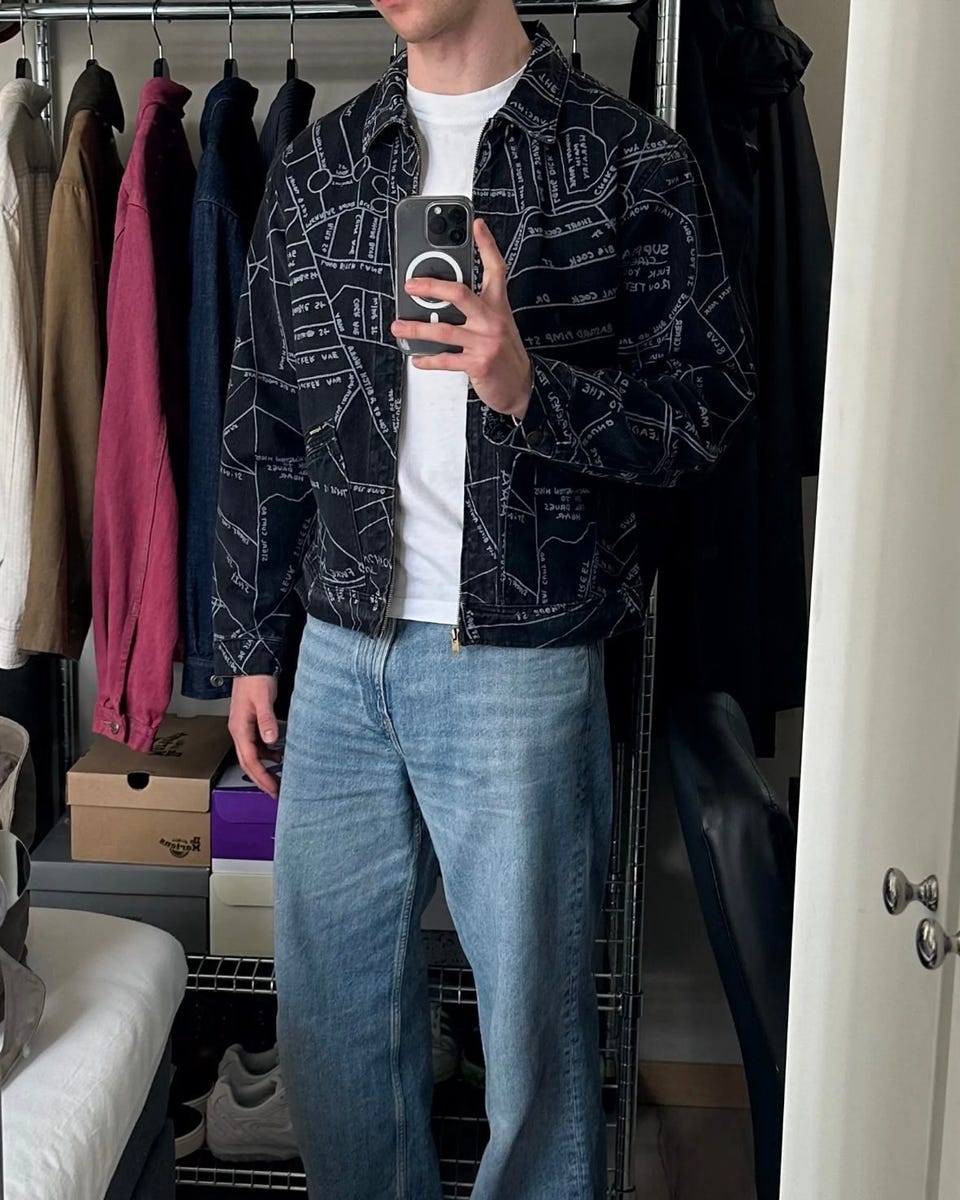 Supreme Gonz New York Map Work Jacket | FINN-torget
