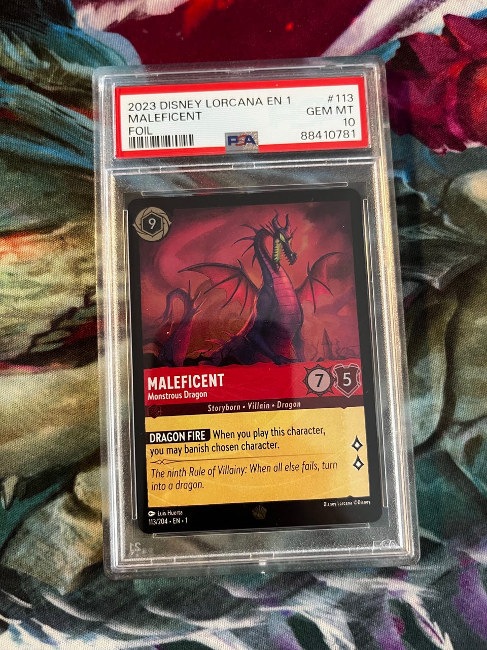 Disney Lorcana Maleficent PSA 10 | FINN-torget