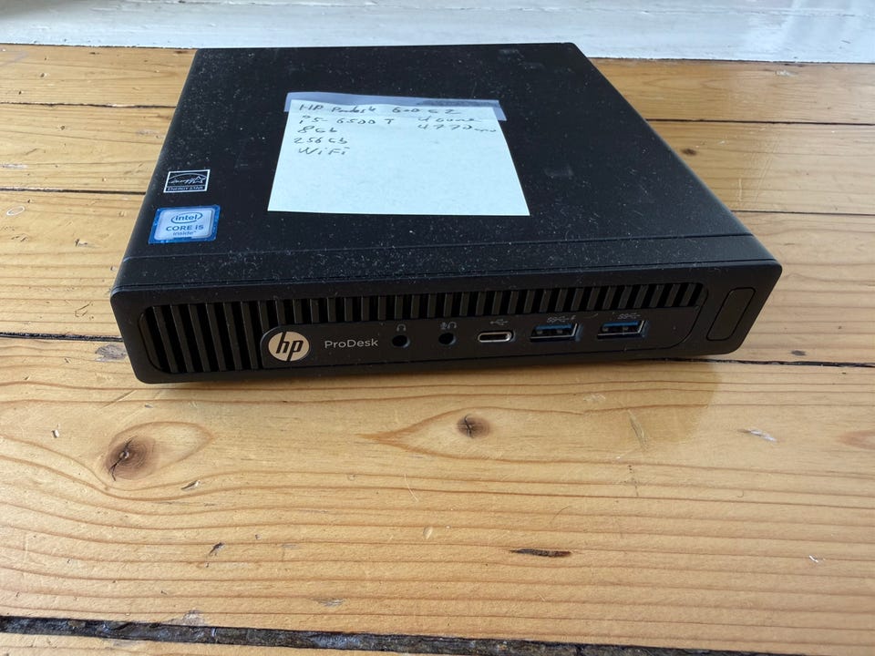 HP Prodesk 600 G2 mini i5 8Gb 256Gb wifi | FINN-torget
