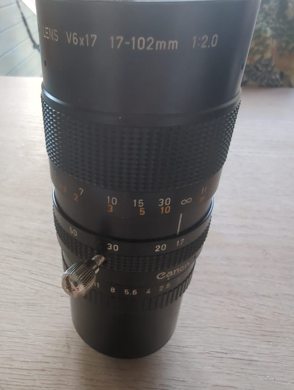 Canon TV Zoom Lenz V6x17 17-102mm zoomobjektiv f/2.0 | FINN-torget