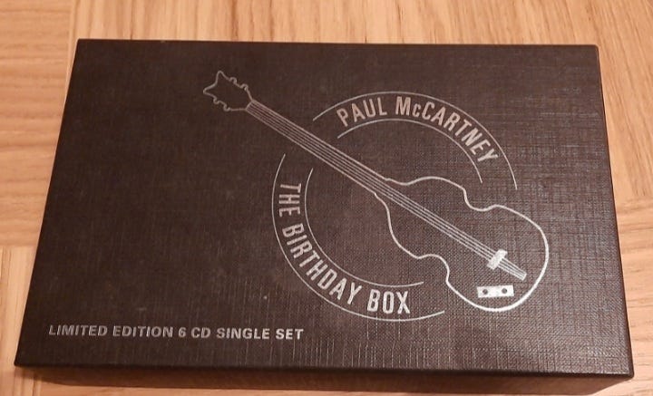 Paul McCartney The Birthday Box limited edition 6 CD single boks