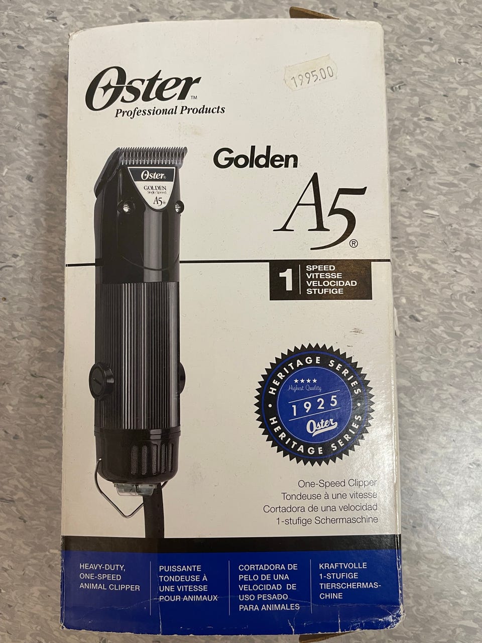 Oster Golden A5 hundeklipper med ledning | FINN-torget