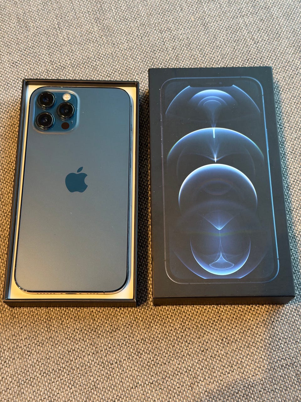 Apple iPhone 12 Pro Max 256 GB Pacific Blue | FINN-torget
