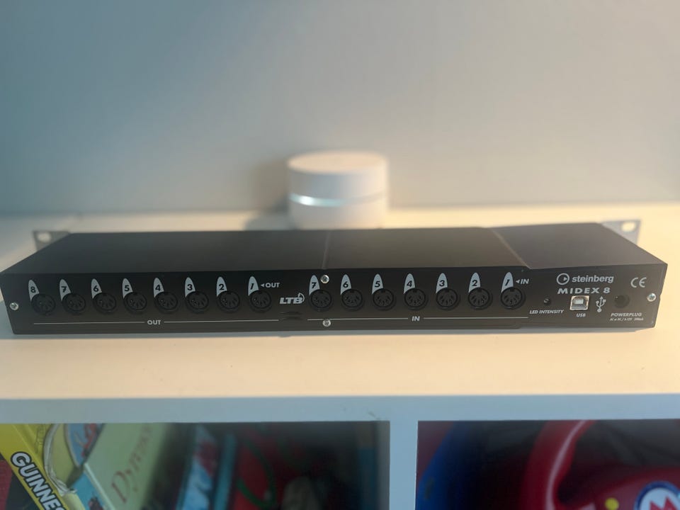 Steinberg midex 8, 8x8 midi interface | FINN-torget