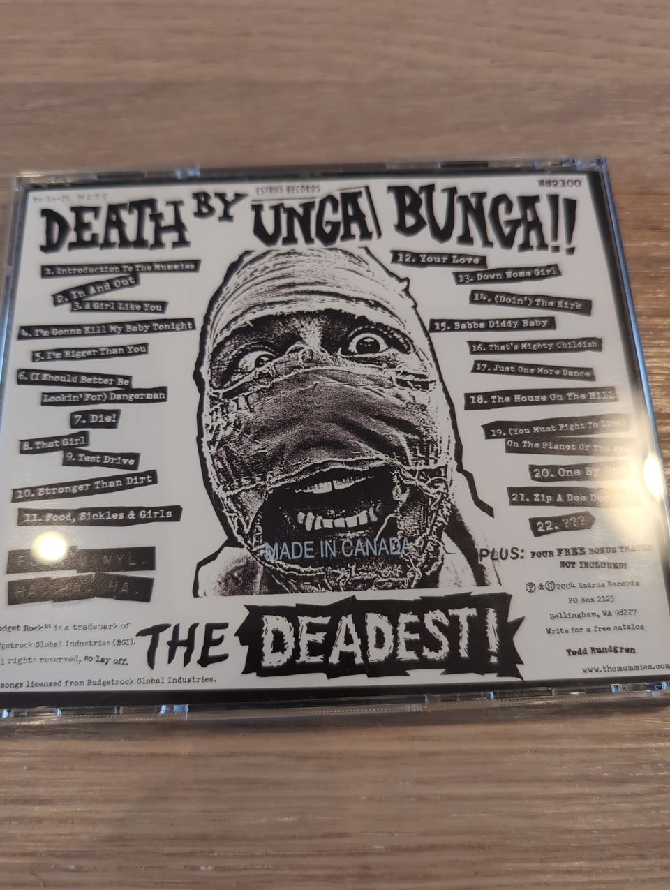 The Mummies – Death By Unga Bunga!! CD | FINN-torget
