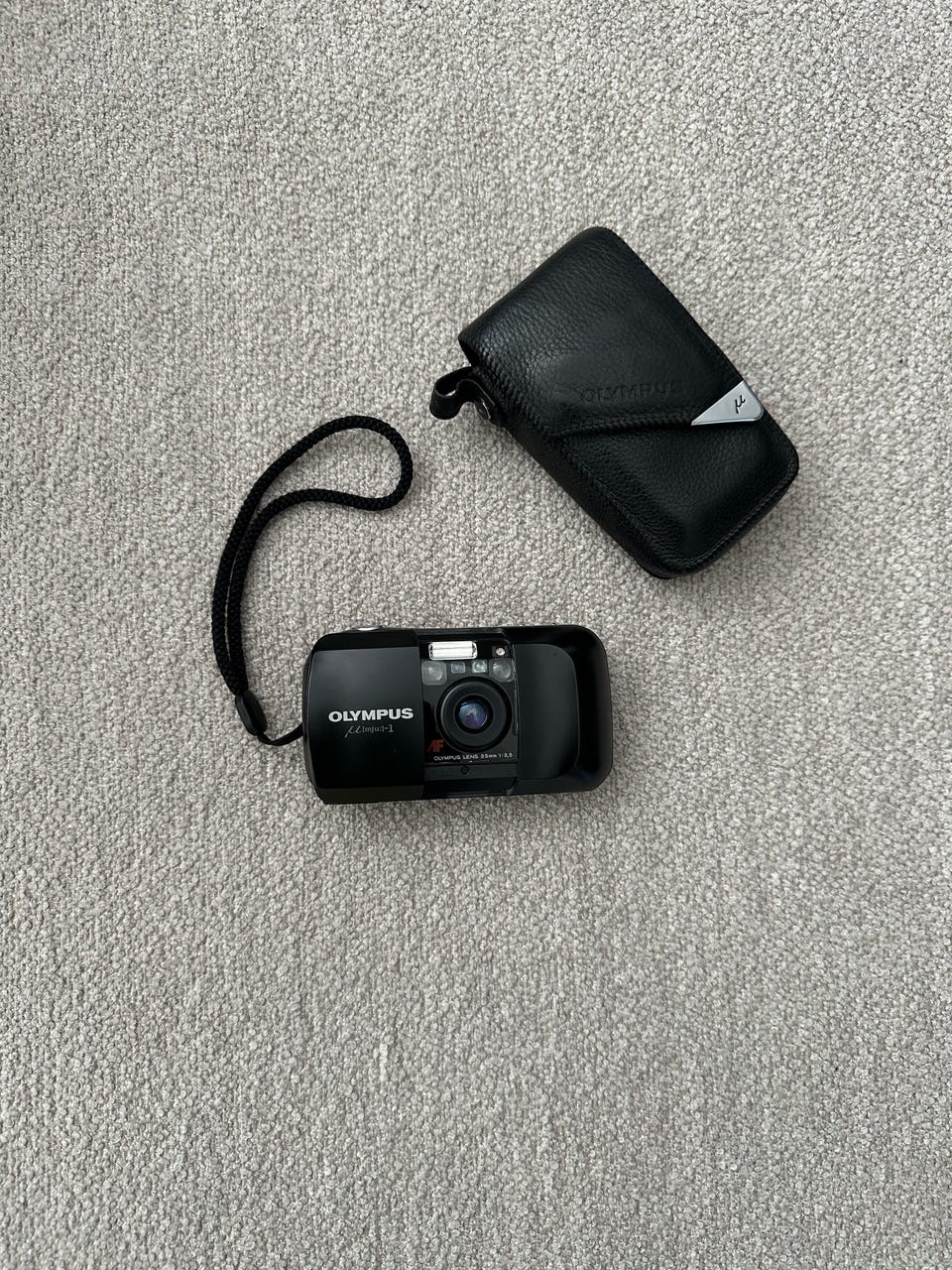 Olympus mju-1 m/ original skinnetui | FINN-torget