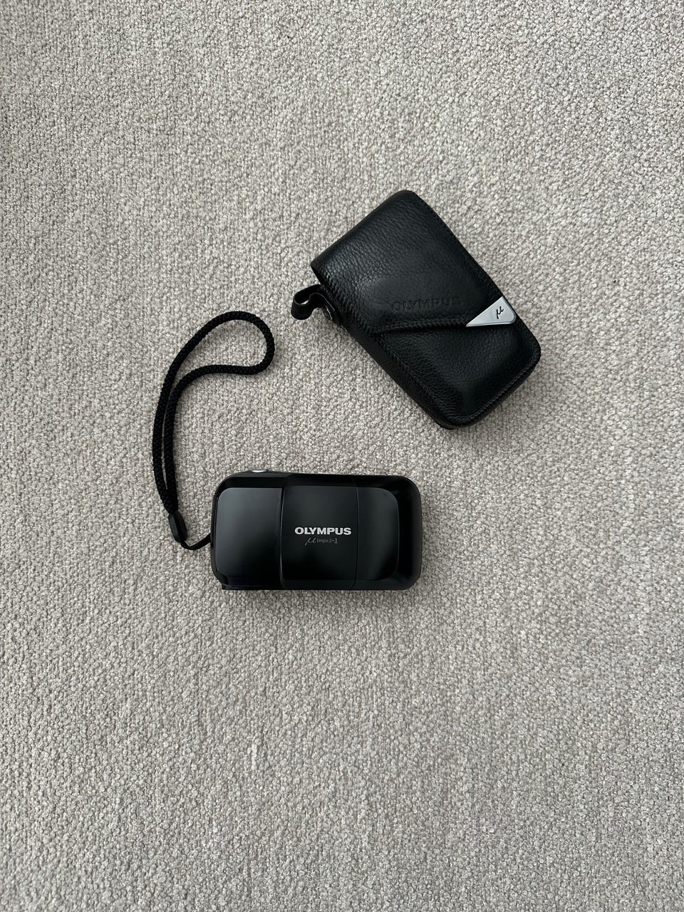 Olympus mju-1 m/ original skinnetui | FINN-torget