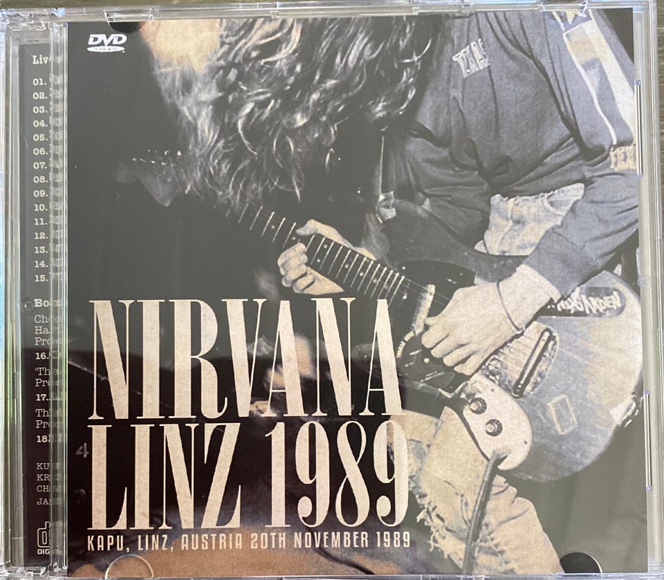 NIRVANA - VIENNA 1989 | FINN-torget