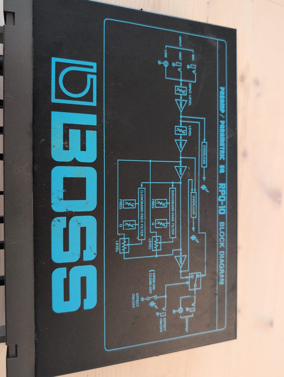 Boss RPQ-10 parametric equalizer rack-effekt til gitar/bass | FINN