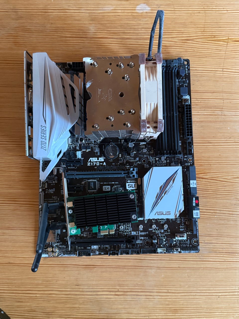 ASUS Z170-A hovedkort med Intel i5-6600K+ kjøler | FINN-torget
