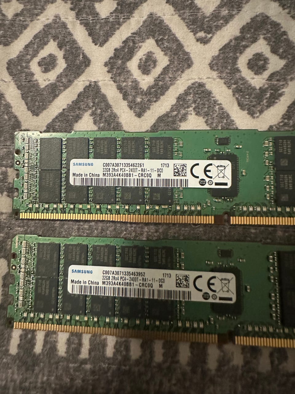 Samsung 32GB DDR4 PC4-2400T serverminne (2 stk) | FINN-torget
