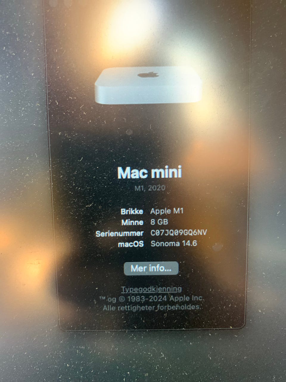 Apple Mac mini M1 (2020) 8 GB RAM, 256 GB SSD | FINN-torget