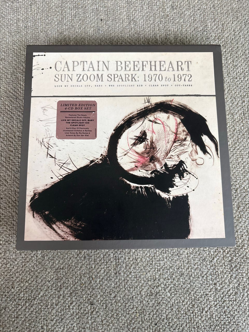 Captain Beefheart Sun Zoom Spark 1970–1972 4-CD bokssett | FINN-torget