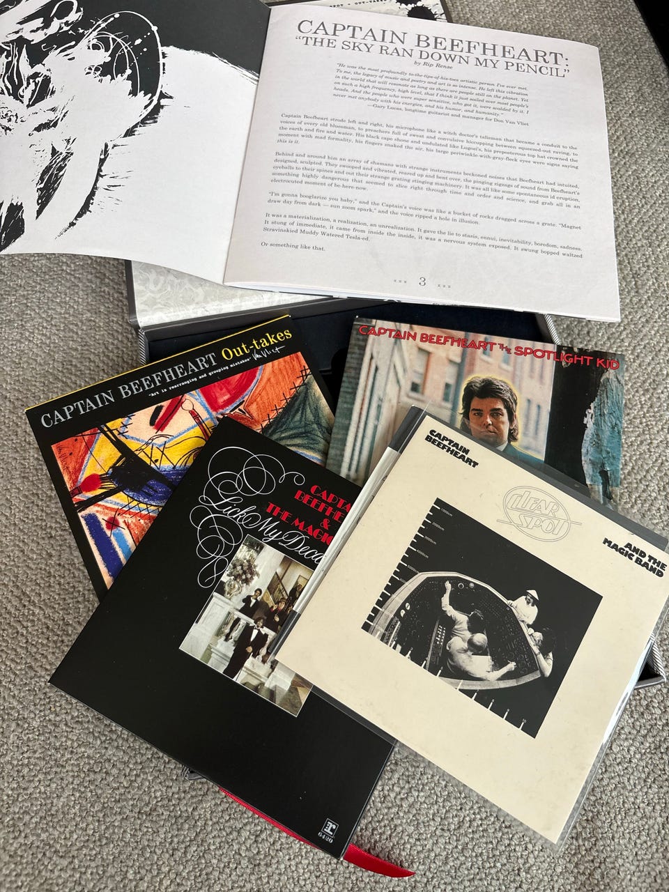 Captain Beefheart Sun Zoom Spark 1970–1972 4-CD bokssett | FINN-torget