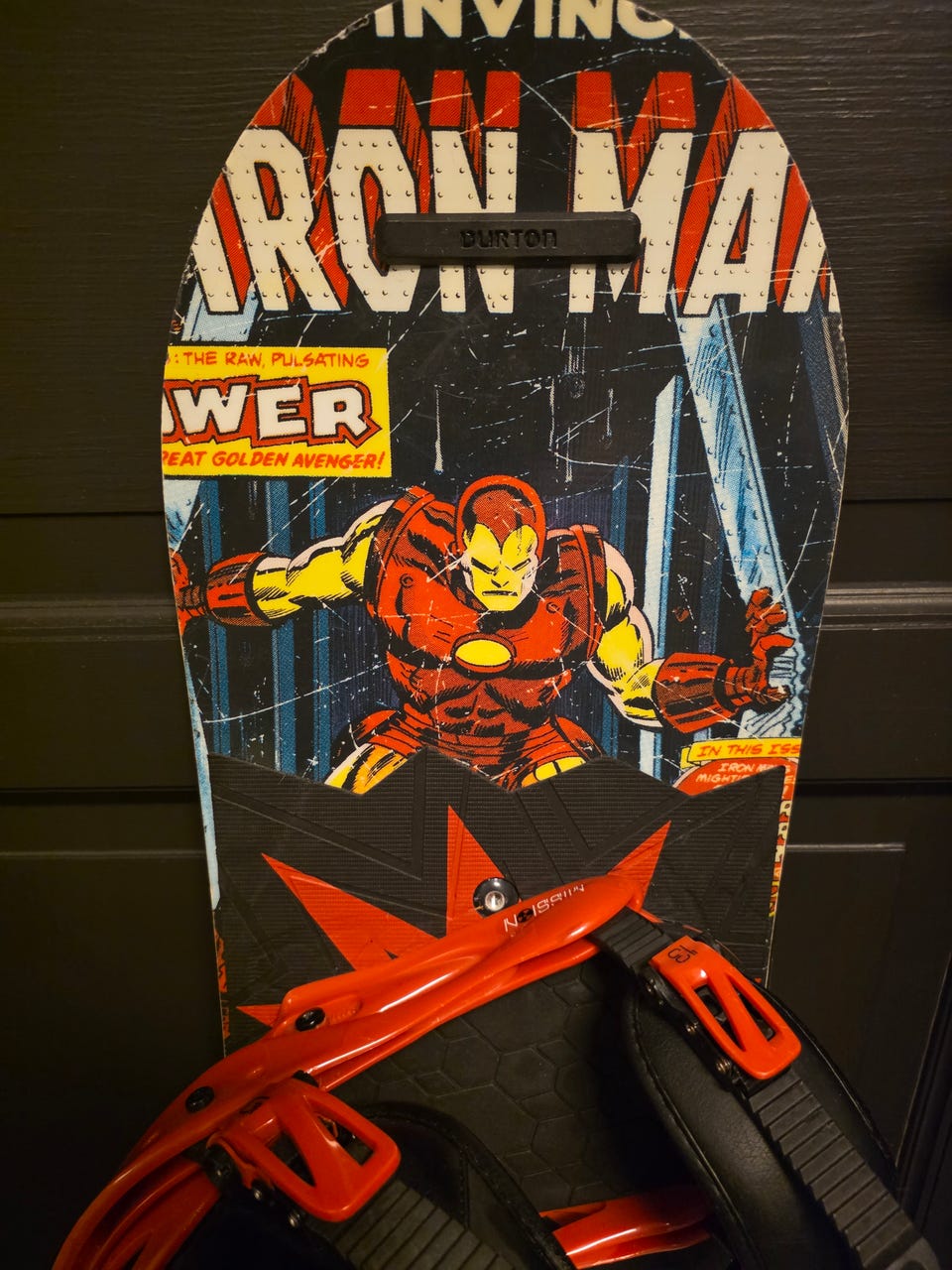 Burton Chopper Snowboard 115cm. Marvel The Ironman. | FINN-torget