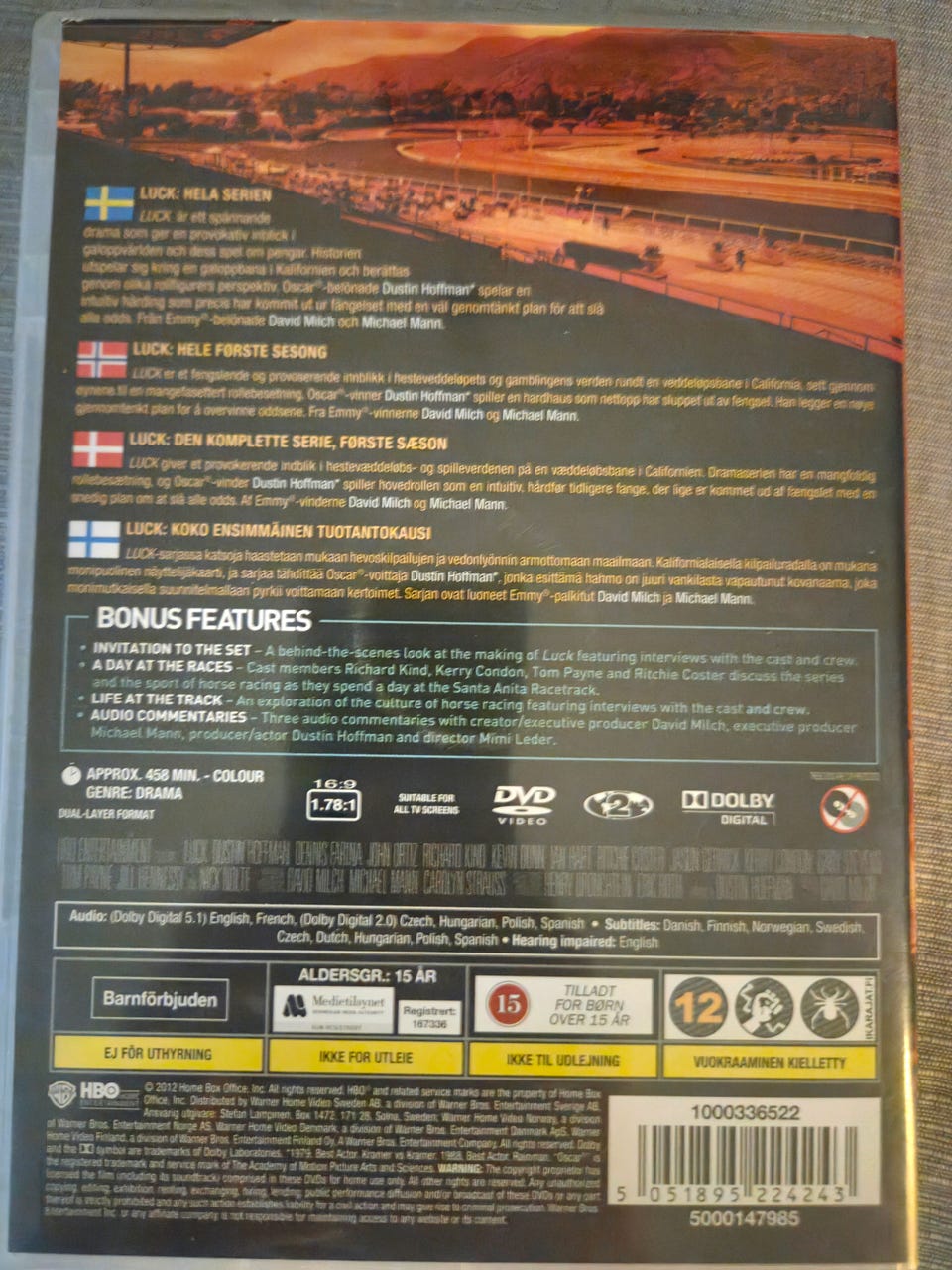 Luck – The Complete First Season DVD | FINN-torget