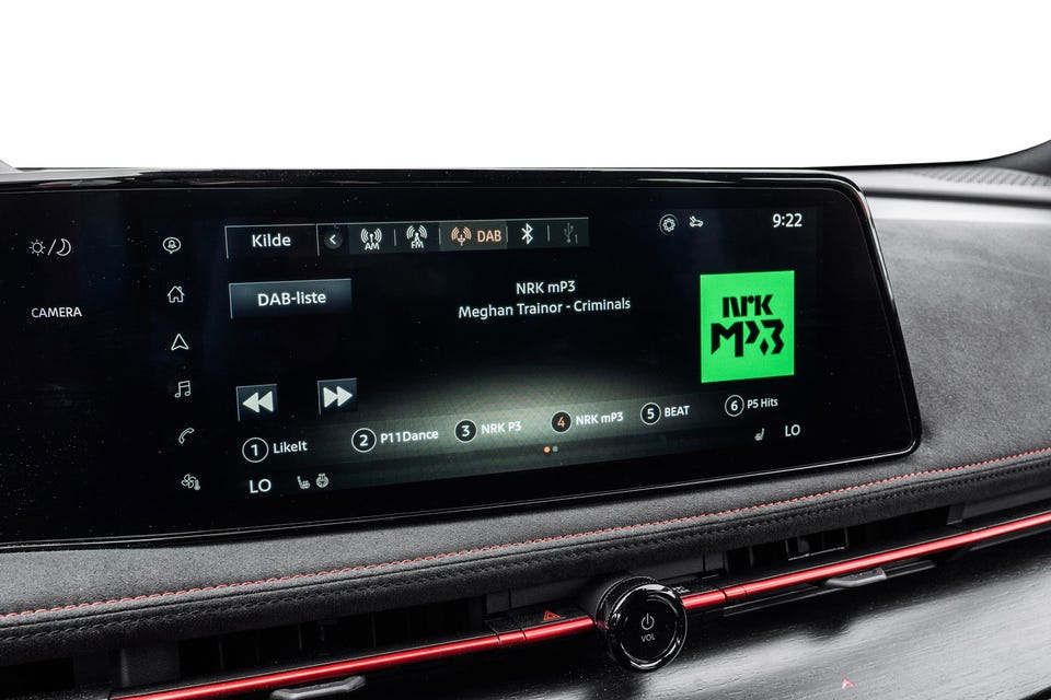 DAB radio er på plass