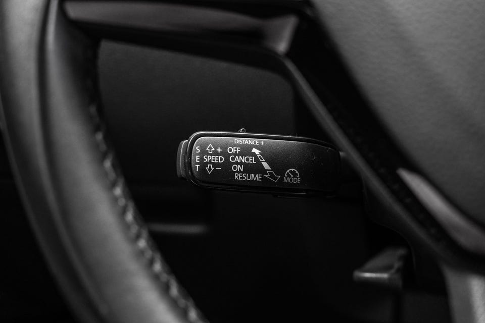 Egen hendel for adaptive cruise-control
