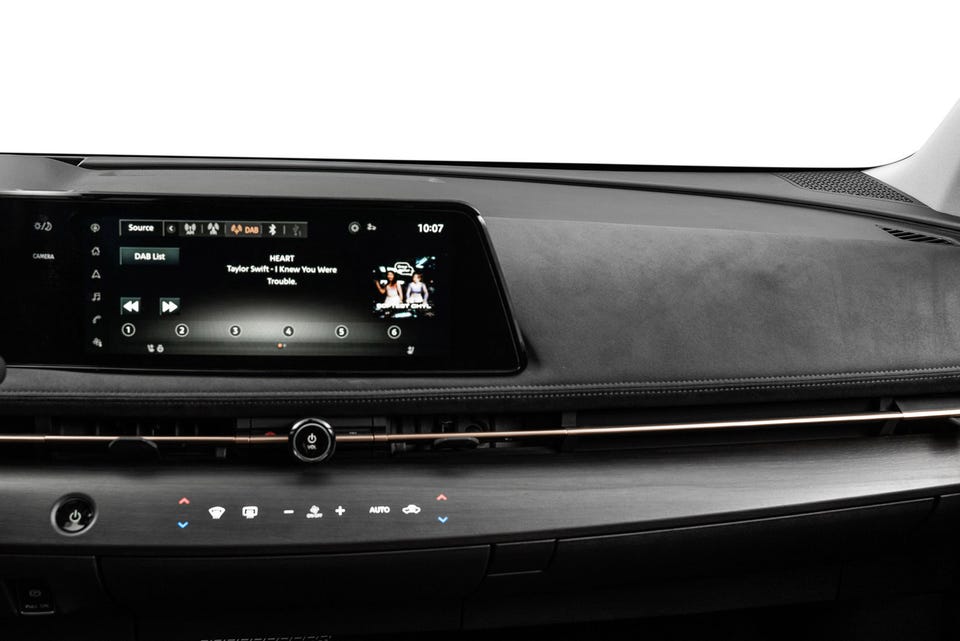 Bilen har head up display