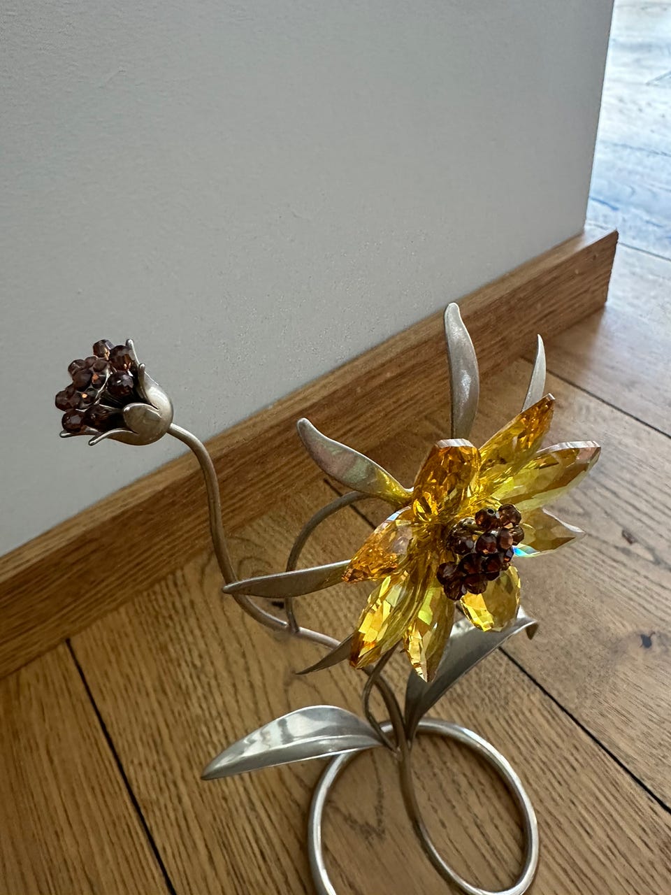 Swarovski 『Darigold, Light Topaz』 オブジェ Swarovski Crystal