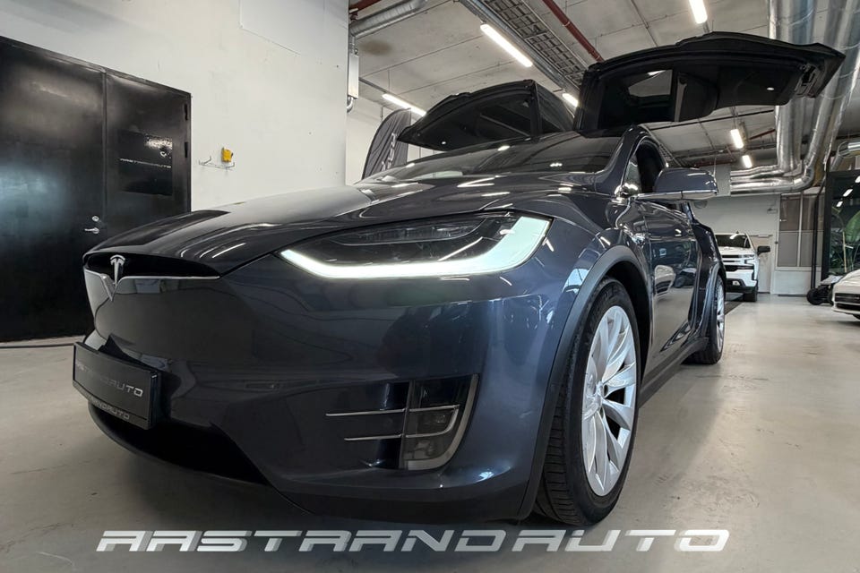 Tesla Model X 2019 Grå – bilde 2 – brukt Tesla hos Aastrand Auto Stavanger