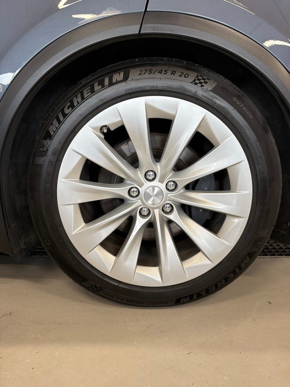 Tesla Model X 2019 Grå – bilde 6 – brukt Tesla hos Aastrand Auto Stavanger