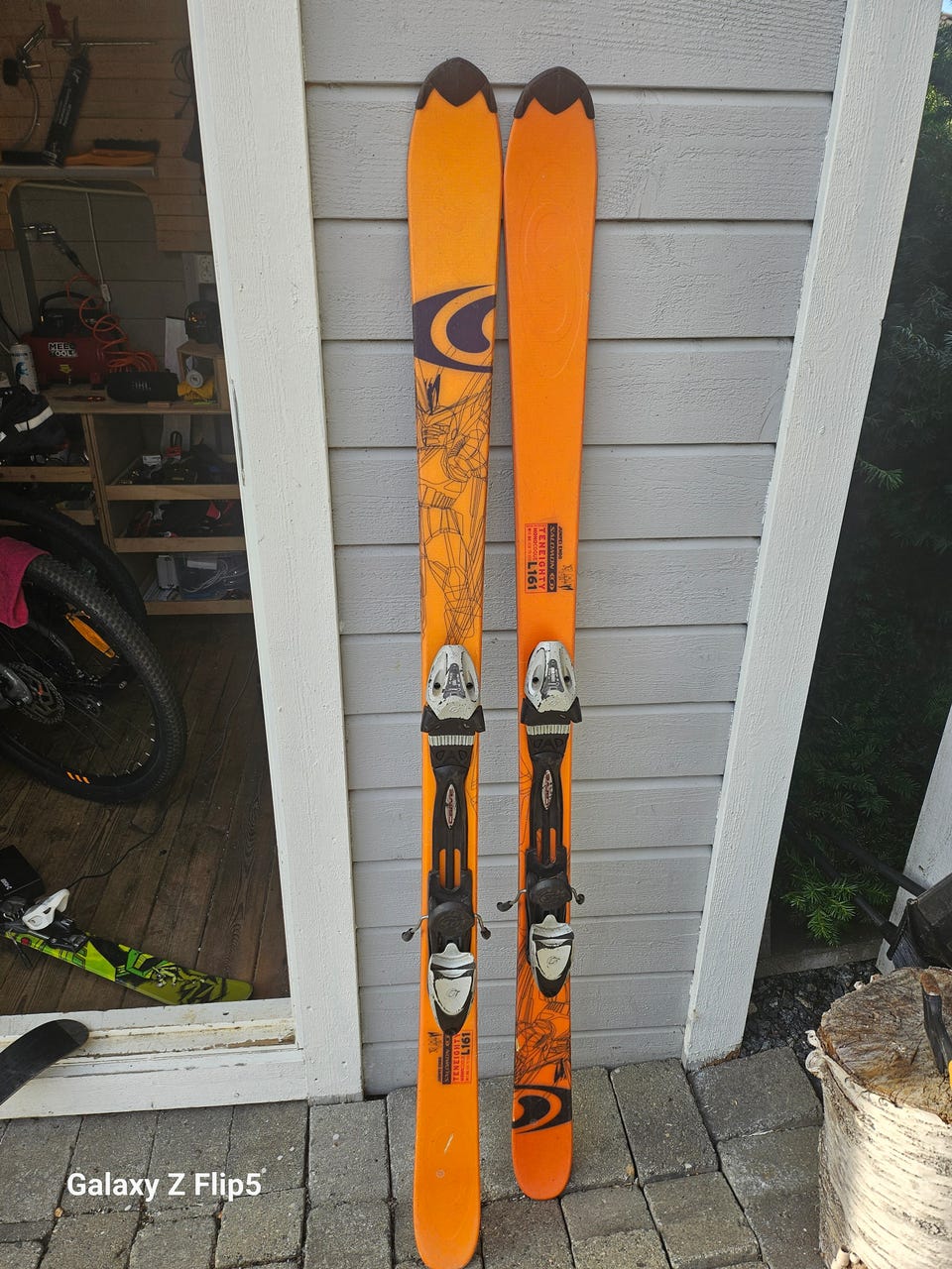 Salomon Teneighty alpinski 161 cm oransje | FINN-torget