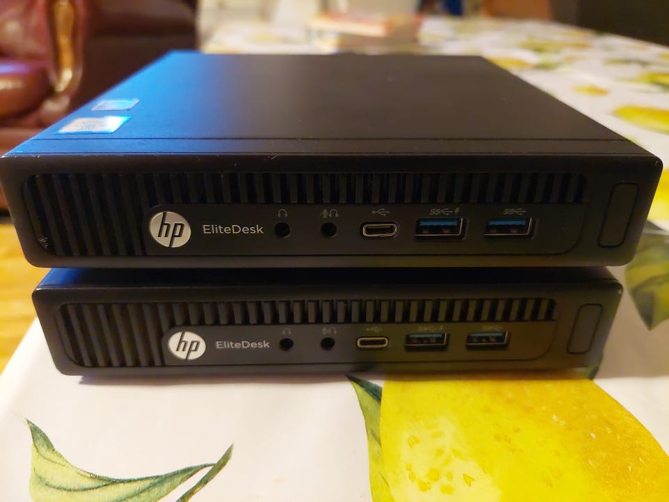 HP EliteDesk 800 35W G2 Mini 3台(1台ジャンク品) HP EliteDesk 800 G2 35w | FINN-torget