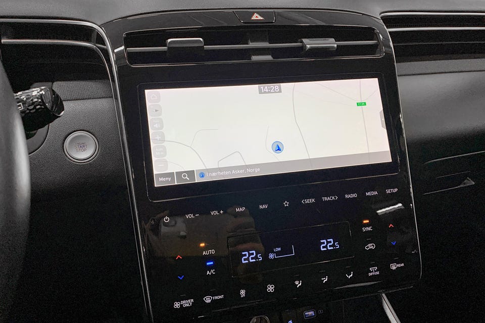 Mulighet for å koble til Apple Carplay og Android Auto