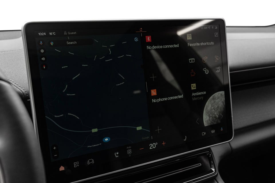 Google Maps og ambient-innstillinger