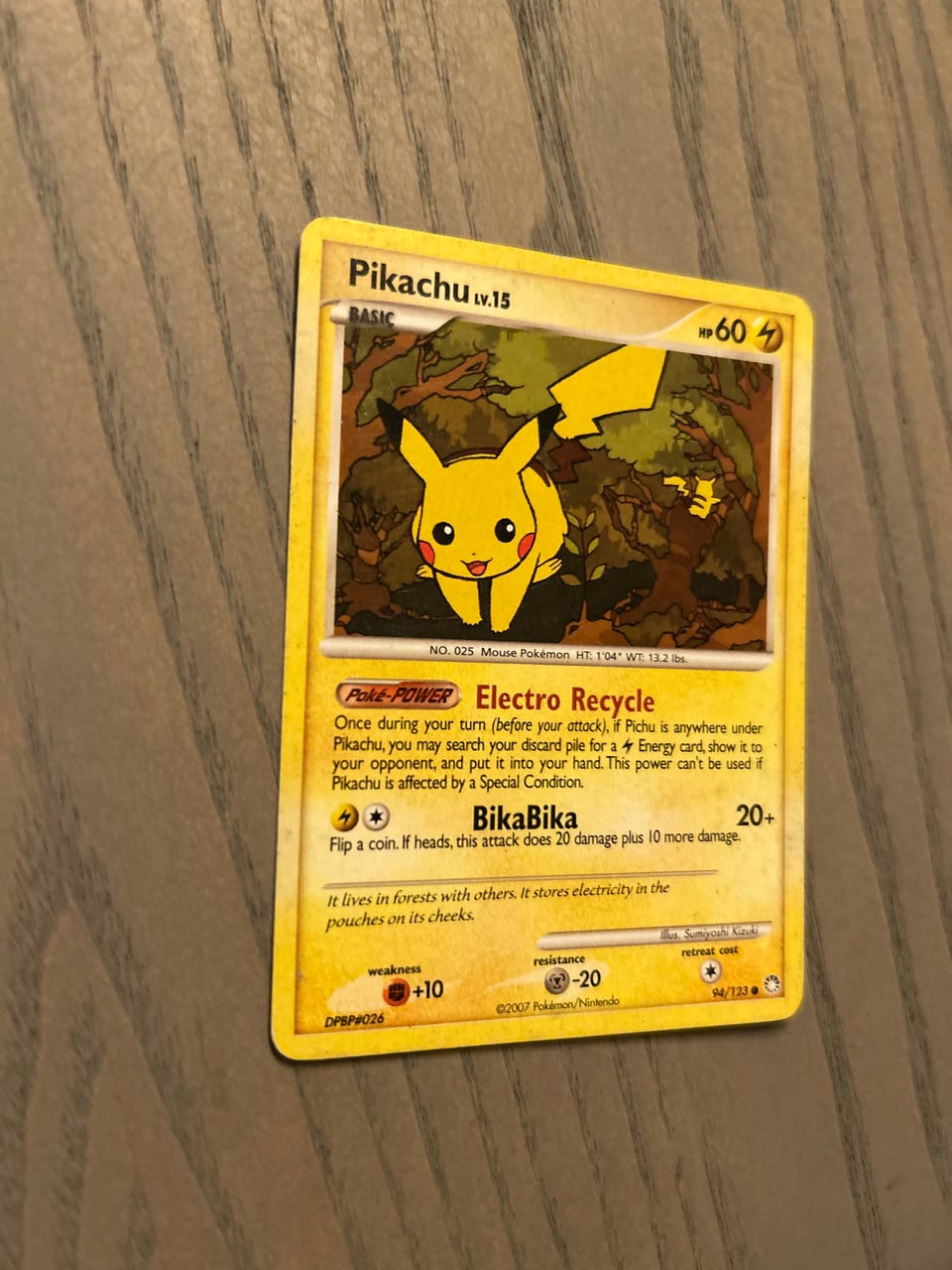 Pokémon Pikachu LV.15 94/123 – Mysterious Treasures 2007 | FINN-torget