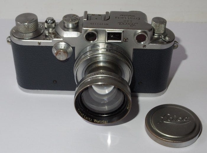Leica IIIc wartime - 1940 - Summitar 2/5cm - collectors item