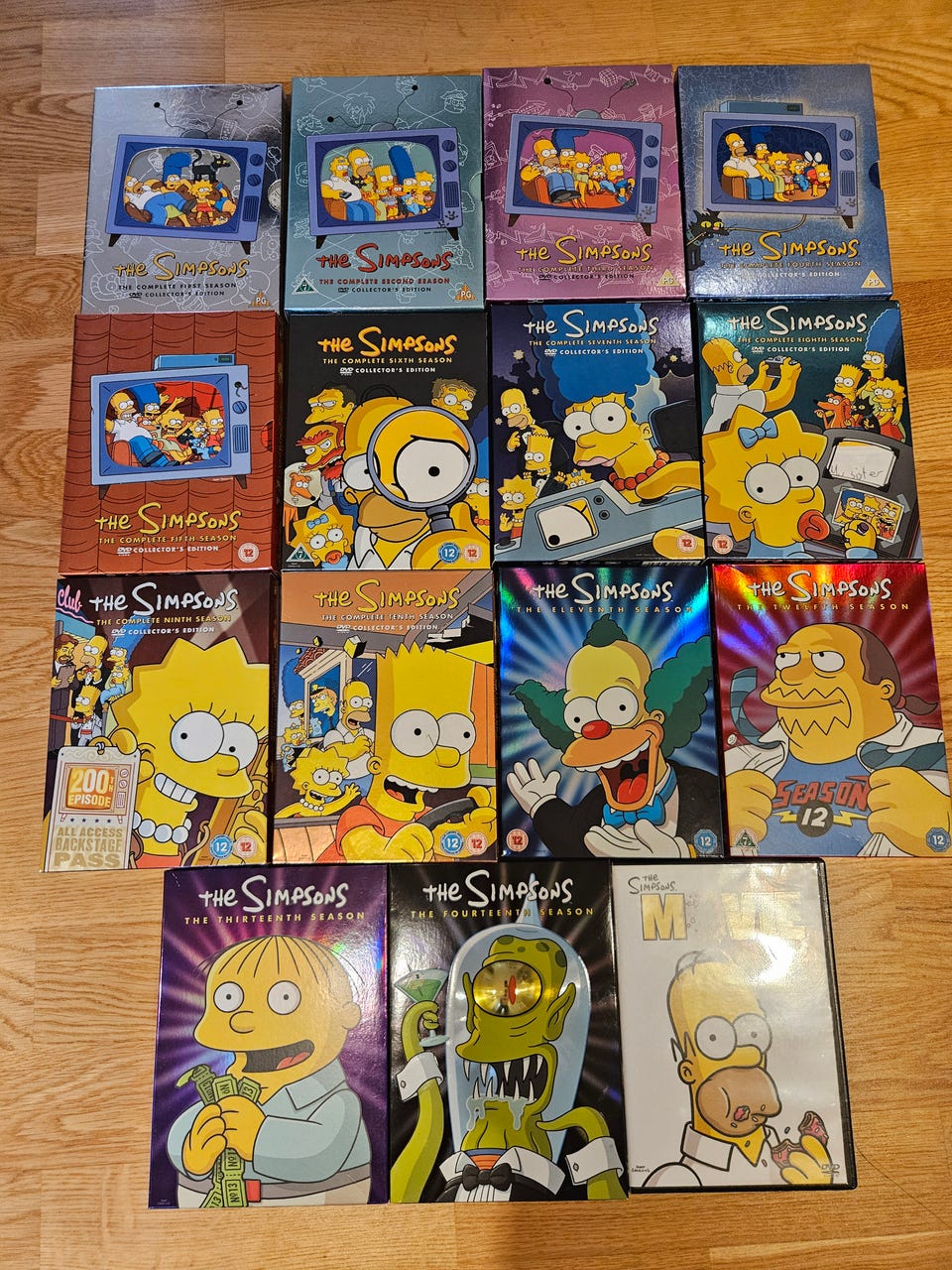 THE SIMESONS DVD まとめ売り The Simpsons DVD-samling sesong 1–14 + filmen – komplett | FINN-torget