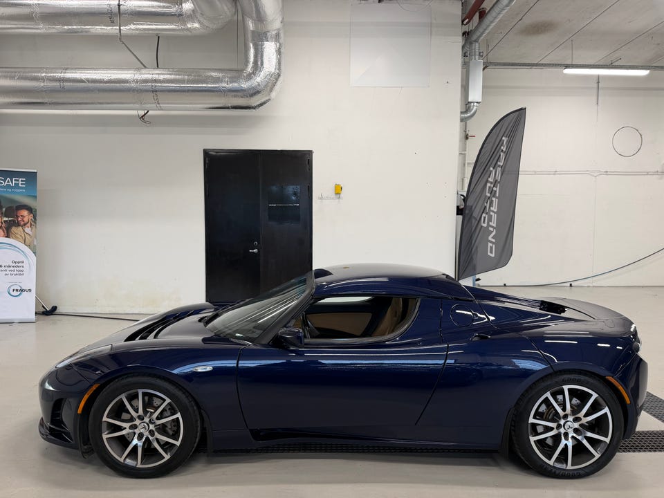 Tesla Roadster 2012 Blå – bilde 2 – brukt Tesla hos Aastrand Auto Stavanger