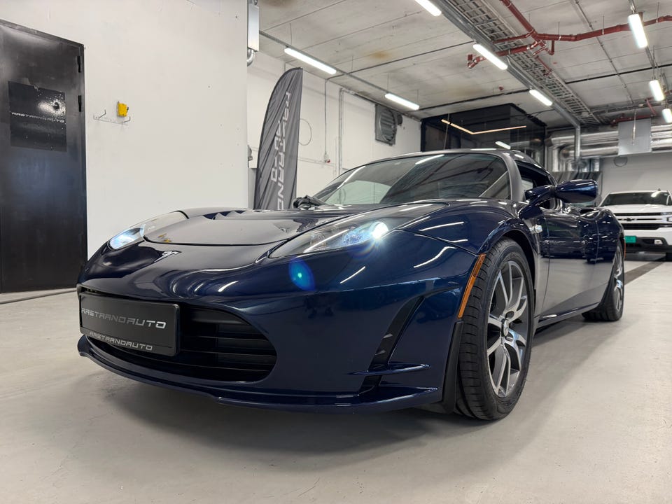 Tesla Roadster 2012 Blå – bilde 3 – brukt Tesla hos Aastrand Auto Stavanger