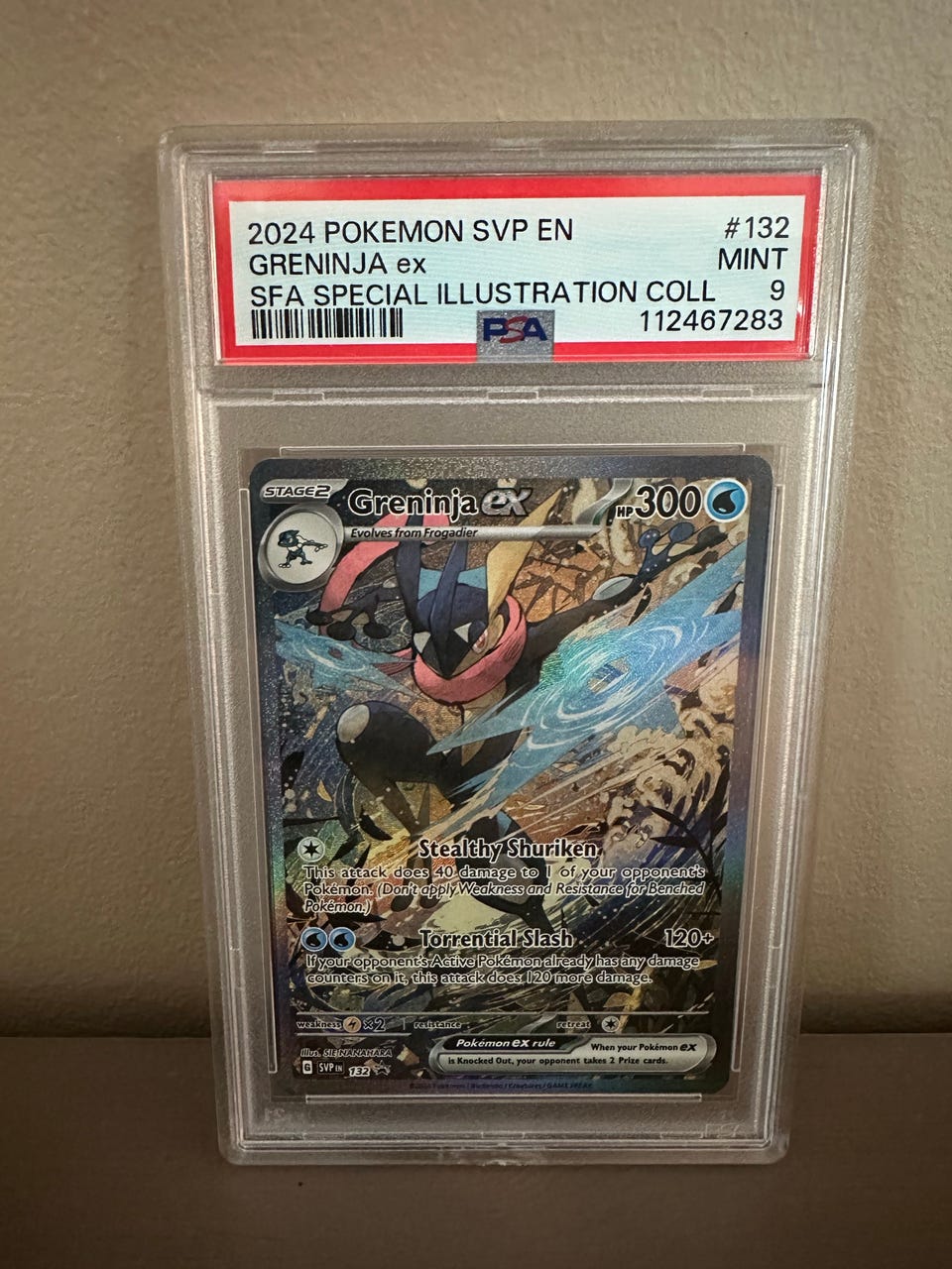 Pokémon Greninja ex PSA 9 | FINN-torget