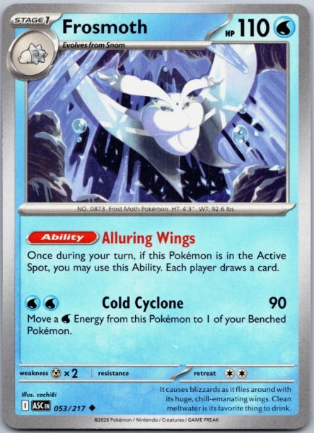 Frosmoth 053/217 Uncommon Ascended Heroes Pokemon | FINN-torget