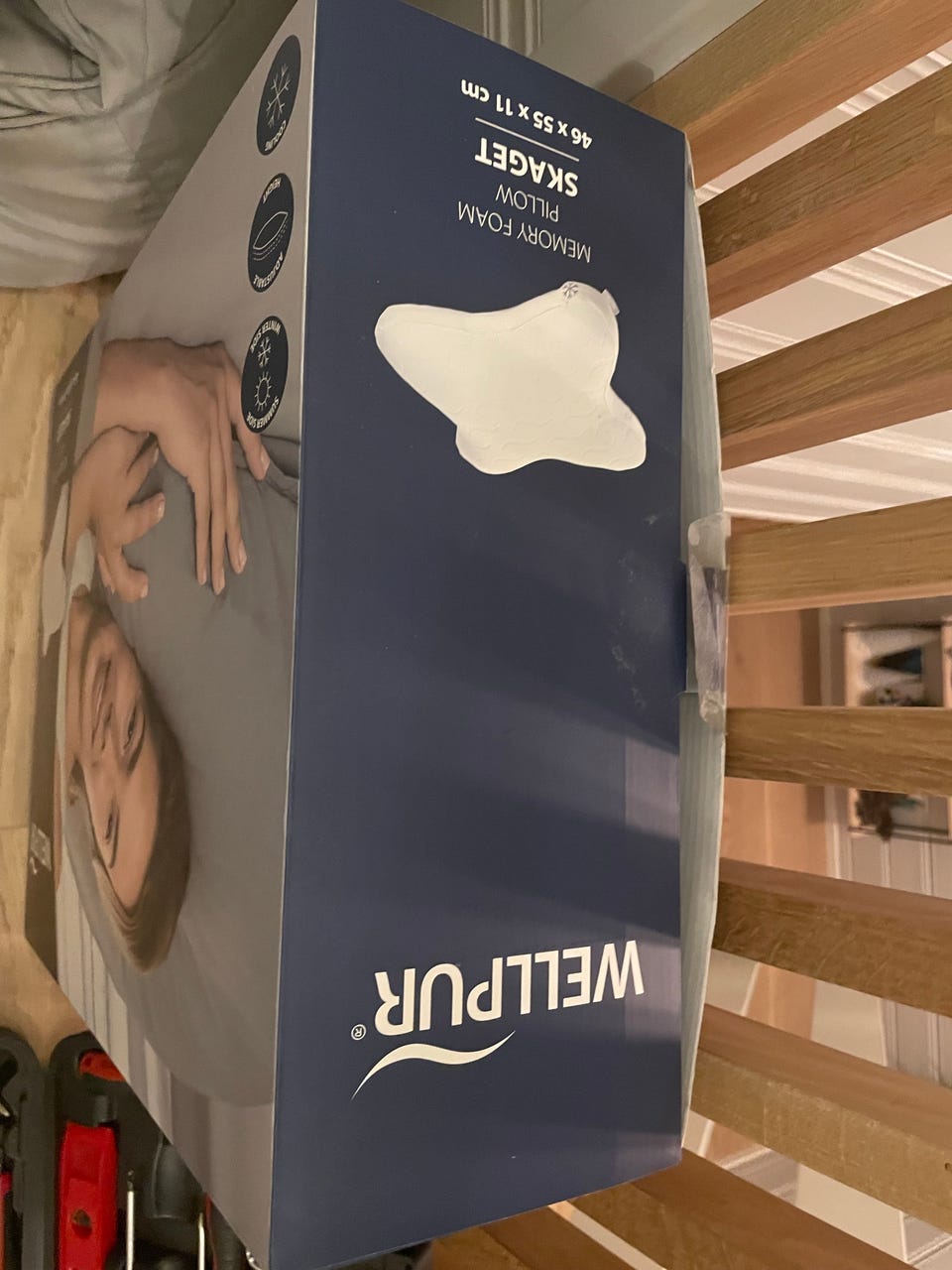 Pute Memory foam skaget fra Jysk