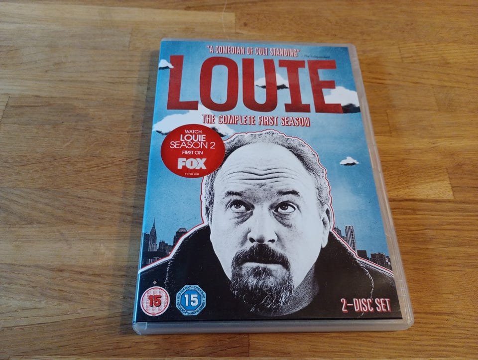「LOUIE COMPLETE FIRST & SECOND SEASON」 Louie - The Complete First Season (2-Disc DVD, 2011, Britisk