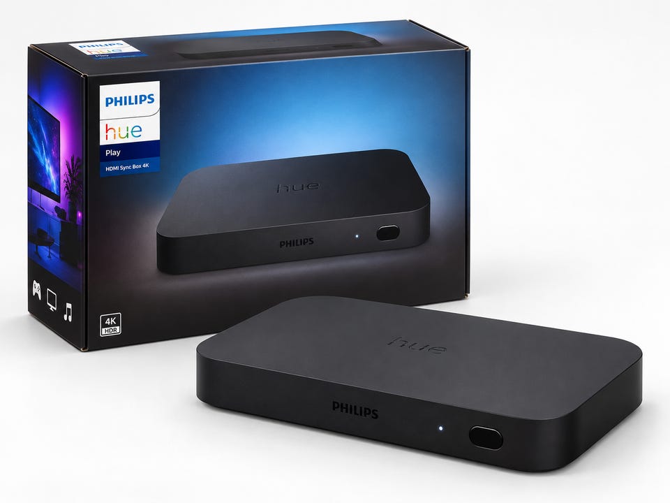 Philips Hue Play HDMI Sync Box 4K nesten ny / ubrukt | FINN-torget