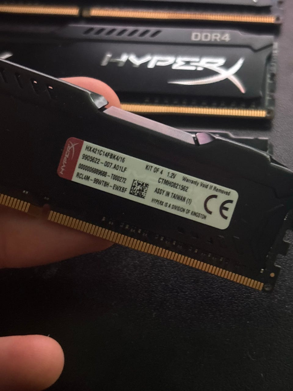 HyperX Fury DDR4 16GB RAM svart (4x4) | FINN-torget