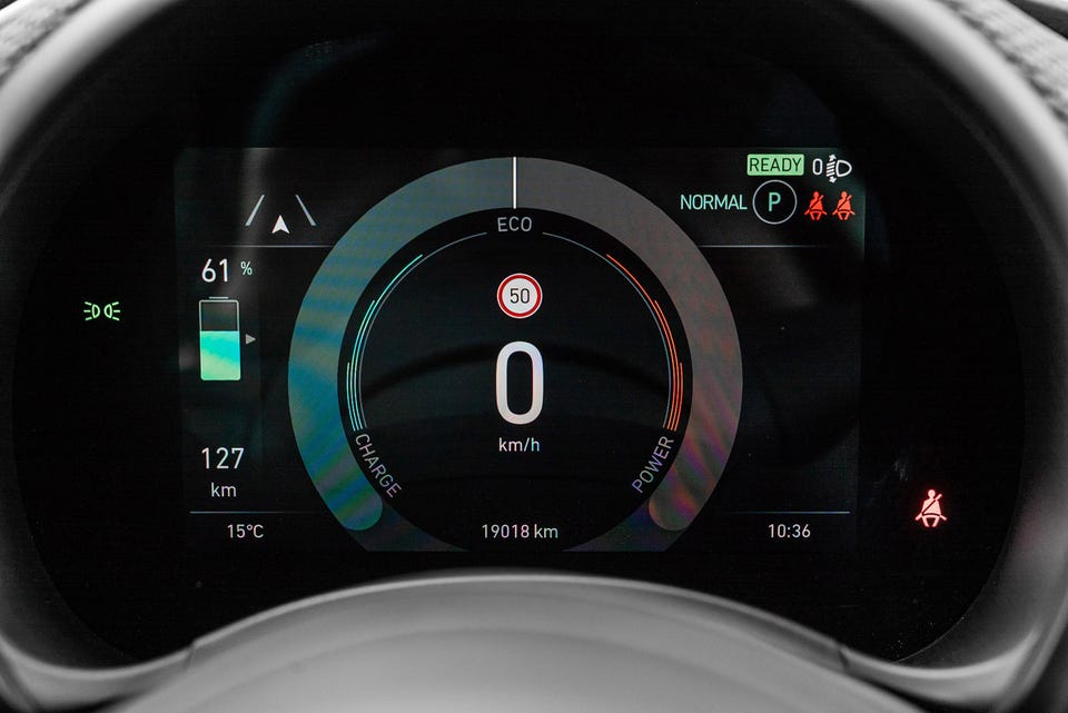 Full oversikt over batteri og rekkevidde