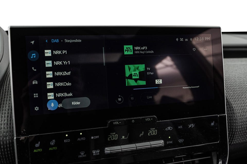 DAB radio er på plass