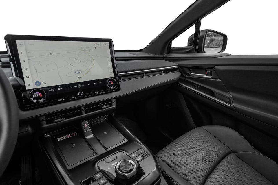 Stort infotainment diplay