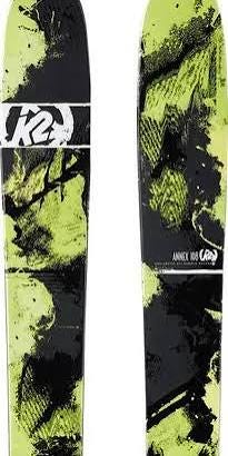 K2 Annex 108 frikjøringsski svart/grønn 184 cm | FINN-torget