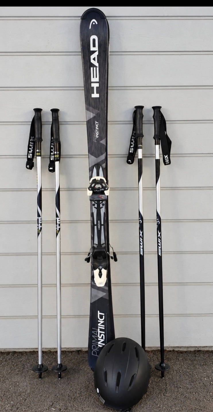 Head Primal Instinct alpinski, 2 par staver og hjem | FINN-torget